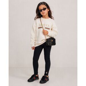 Gucci Black Leggings Pants Trousers  Kids Size 8